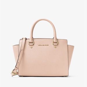 MICHAEL - Selma Saffiano Leather Medium Satchel